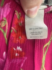 Vintage Stonebridge Maxi Sundress Large Fuchsia Floral Buttons Slit 100% Rayon