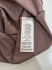 NWT B Sharp Tanboocel Lightweight Brown Causal Fun Dress Flowy Womens SZ XL