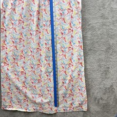 Lacoste Polo Dress Womens Small FR 36 White Multi High Heel Shoe Print Midi Croc