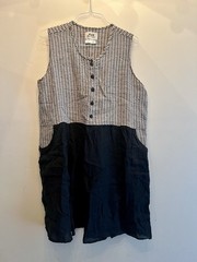 FLAX by Jeanne Engelhart 100% Linen Dress With Pockets!