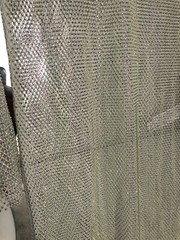 £120 ZARA SILVER RHINESTONE MESH midi maxi bodycon DRESS XS S 8 10 12 Cover Up