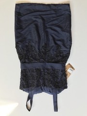 Light in the Box Midnight Blue Trellis Lace Sheath Dress Formal 12 Fits 8 US NEW