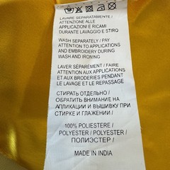 Beaded Golden Yellow Wedding Guest Midi Dress US 4-6 Virgos Lounge UK10