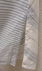 Soft Surroundings Cotton Linen Blend Blue & White Stripe Dress Women&rsquo;s Size S