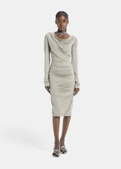 Asymmetrical dress knit with draping &lsquo;Blumarine&rsquo; size 48