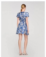 Sandro printing single-breasted Lapel dress + Slip dress for Women