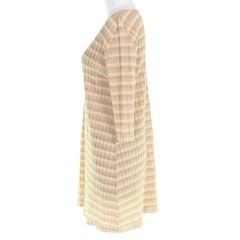 PLEATS PLEASE Pleats Please Issey Miyake PP41 FT355 Striped Crew Neck Three