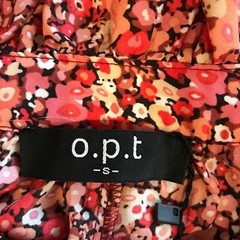 OPT One Pretty Time Floral Boho Midi Dress Pink Cottagecore NEW