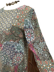 ANTHROPOLOGIE DESIGUAL MARITSA SHEATH DRESS S GOTHIC GRUNGE STEAMPUNK Y2K WHIMSY