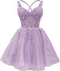 Homecoming Dresses Spaghetti Strap Prom Gown for Teens A Line Cocktail Dress