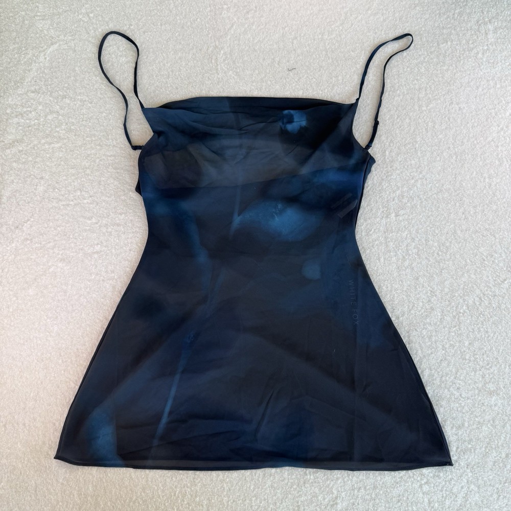 White Fox Dune Mini Dress Small Nightfall – perfect for festival season NEW