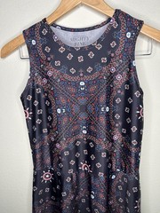 Mighty Fine Marvel Comics Captain America Womens Size S Bandana Skater Dress