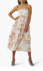 NWT NEEDLE & THREAD Rose Bluebell Bandeau Ballerina Dress Size UK 12 US 8 #1D452
