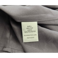 Garnet hill 12 silk sheath shift dress lined elastic waist sleevless EUC career