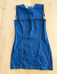 Gap x DÔEN Denim Sailor Mini Dress