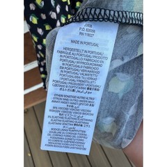 Boden Womens Black Lemon Fruit Print Midi Dress US 10R