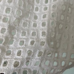 JJ’s Fairyland See Through Eyelet White Dress Large