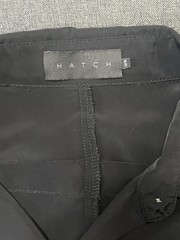 HATCH Black Oversized Button Front Blouse Shirt Dress One Size S/O Maternity