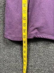 Kut From The Kloth Knit Dress Womens Size M Purple Ruffle Big Covered Buttons