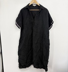 Anthropologie Payal Pratap Linen Midi Dress Medium Capsule Minimalist Lagenlook
