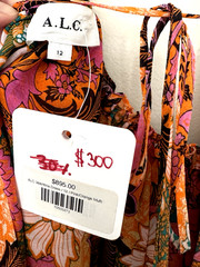 NEW!! A.L.C. Floral SILK Tiers Maxi DRESS SZ 12 ‘VALENTINA’ $895 Semi Sheer