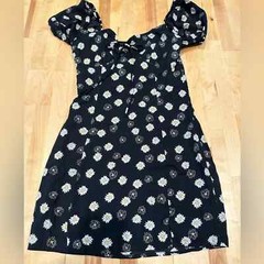 BP Floral Puff Sleeve Mini Dress size XS NWOT A37