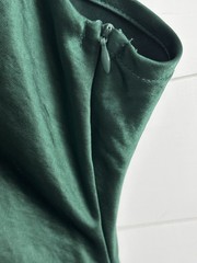 Green Satin Slip Dress Mini Size 8 0322