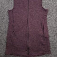 Title Nine Rainier Dress Womens XL Purple Full Zip Hooded Wind Resistant Thermal