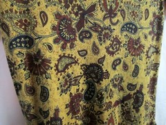 Outback Red 🥑 Size Small 🥑Polyester/Cotton Blend 🍐Paisley Dress🌙