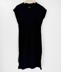 Tommy John Black Pima Cotton Blend T-Shirt Midi Dress Size S