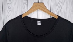 Old Navy t shirt dress womens size large full length solid black stretch