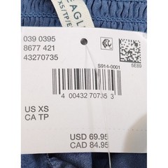 AMERICAN EAGLE Boho Tiered Button Blue Maxi Sun Dress – XS – NWT NEW