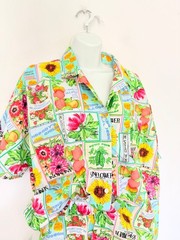 Nobodys Child Two Piece Set Womens UK 14 Floral Co-Ord Bright Print Shirt Shorts