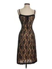 BETSEY JOHNSON Lace Slip Dress Small Whimsigoth 1990s Y2K VINTAGE RARE EUC