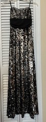 NWOT Xtraordinary Strapless Sequin Formal Party Prom Evening Gown Dress Sz M