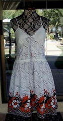 Lined Dropped Waist Adjustable Straps New Summer Dress Sz. S