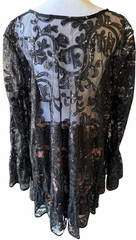 Free People Falling Flowers Sequin Mini Dress Women&rsquo;s Size Medium