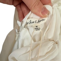 For Love & Lemons x Revolve Cora Bridal Gown White Size M NWT