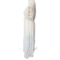 Lovestitch Sheer Ruffle Tiered Fairy Maxi Dress Size M Ethereal Goddess Angel