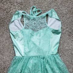 Black Milk Dress Womens M Green Fit & Flare Lace Sweetheart Party Cocktail