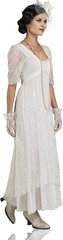 NWOT 40007 Ivory Nataya Romantic Dress Size Medium, Vintage Look, wedding