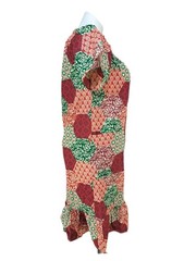 Anthony Richards VTG Boho Patchwork Red Green Mumu Patio Dress Women&rsquo;s Size 5X