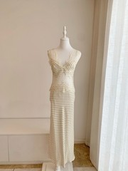 Third Form Deep V Maxi Dress