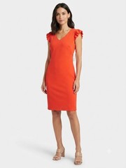 Enfocus Studio Women&rsquo;s Tangerine Orange Sleeveless Top Size 10 Summer Vibrant