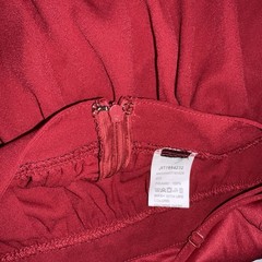 NWOT Elegant Fiery Red Floerns V Neck Spaghetti Strap Backless Split Dress Med