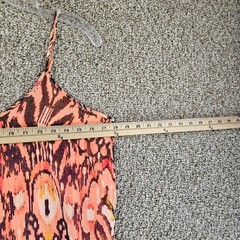 A.n.a Dress Womens Medium Sleeveless High Low Knotted Detail On Back