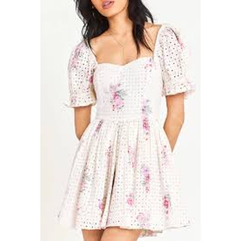LoveShackFancy Altima Dress in Spanish Lavender NWT