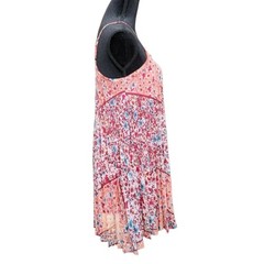 American Rag Abstract floral print Summer Sun Dress Adjustable Straps XS