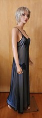 NWT&rsquo;S ~ RIMINI by SHAW NETTED LONG DRESS ~ sz 10