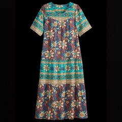 Ankle-Length Cotton Muumuu